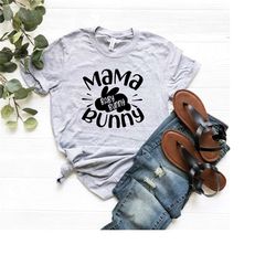 mama bunny shirt, easter mom shirt, bunny themed birthday party shirt, easter party outfit, mommy shirt, easter shirt