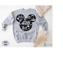 star wars sweatshirt, star wars disney sweatshirt, star wars mickey ear sweatshirt, disneyland sweatshirt, galaxy's edge