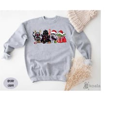 star wars sweatshirt, disney star wars, christmas sweater, disney sweatshirt, disney christmas sweatshirt, darth vader s