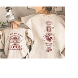 lotus hotel & casino crewneck sweatshirt hoodie t shirt, percy jackson and the olympians shirt, percy jackson quotes shi