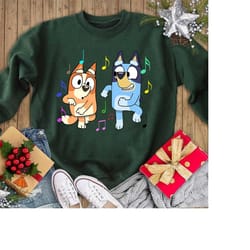 bluey dance mode shirt, bluey and bingo shirt, cute bluey shirt 2023, dance bluey shirt, bingo shirt, bluey sweatshirt,