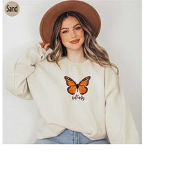 butterfly sweatshirts,butterfly minimalist shirts,cute women butterfly hoodies, monarch butterfly tshirts,fall t shirts,