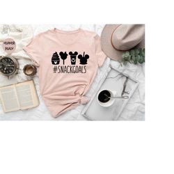 disney snack goals shirt, disney travel shirts, disney group vacation shirt, party matching shirt, women men toddler you