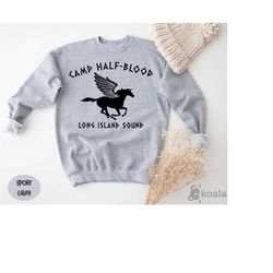 camp half-blood sweatshirt, long island sound sweatshirt, camp jupiter sweatshirt, percy jackson and olympian sweatshirt