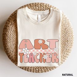 art teacher shirt, retro art tshirt, team teachers shirts, back to school shirt, gift for art teacher, teacher appreciat