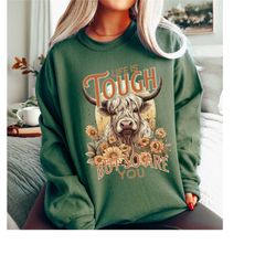 highland cow sweatshirt, life is tough but so are you sweater, fall western cow shirt, retro fall t-shirt