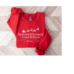 christmas eve sweatshirt, christmas sweater, santa christmas sweatshirt, christmas reindeer shirt, retro santa shirt