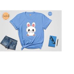 cute bunny shirt, cute gift, happy bunny t-shirt, kawaii bunny shirt, cute animal t-shirt, inspirational shirt, baby bun