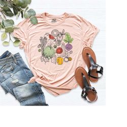 gardener shirt, plant lover shirt, farmer shirt, vegetables t-shirt, gift for vegetarian, botanical shirt, gardening shi