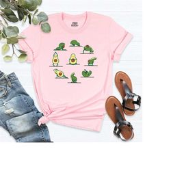 avocado yoga shirt, cute avocado shirt, gym avocado shirt, valentine gift for her, funny yoga pilates gym workout shirt,