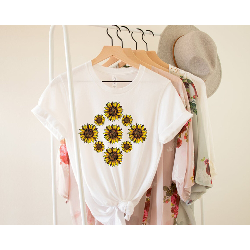 Sunflower Leopard Shirt,Sunflower Shirt, Leopard And Floral Shirt,Leopard Print Tshirt,Floral Shirt,Flower Print Shirt,Botanical Print Shirt.jpg