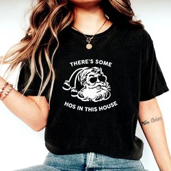 theres some hos in this house sweatshirt, wap christmas sweater, christmas sweatshirts for women,christmas holiday sweat