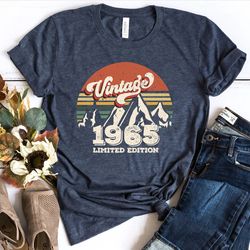 vintage 1965 shirt, 1965 shirt, 58th birthday shirt, 58th birthday gift, 58th birthday gifts for men, 58th birthday gift