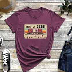 vintage 1965 shirt, 1965 shirt, 58th birthday shirt, 58th birthday gift, 58th birthday gifts for men, 58th birthday gift