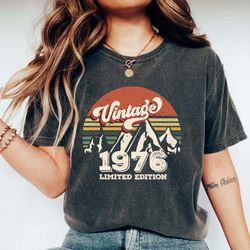 vintage 1976 shirt, 1976 shirt,47th birthday shirt, 47th birthday gift, 47th birthday gifts for men, 47th birthday gifts