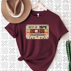 vintage 1979 shirt, 1979 shirt,44rd birthday shirt, 44rd birthday gift, 44rd birthday gifts for men, 44rd birthday gifts