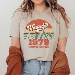 vintage 1979 shirt, 1979 shirt,44rd birthday shirt, 44rd birthday gift, 44rd birthday gifts for men, 44rd birthday gifts