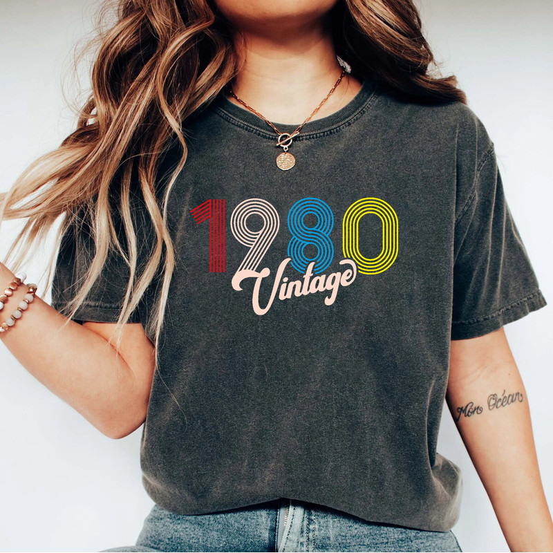 Vintage 1980 Shirt, 1980 Shirt, 43rd Birthday Shirt, 43rd Birthday Gift, 43rd Birthday Gifts For Men, 43rd Birthday Gifts for Women,1980 Tee 1.jpg