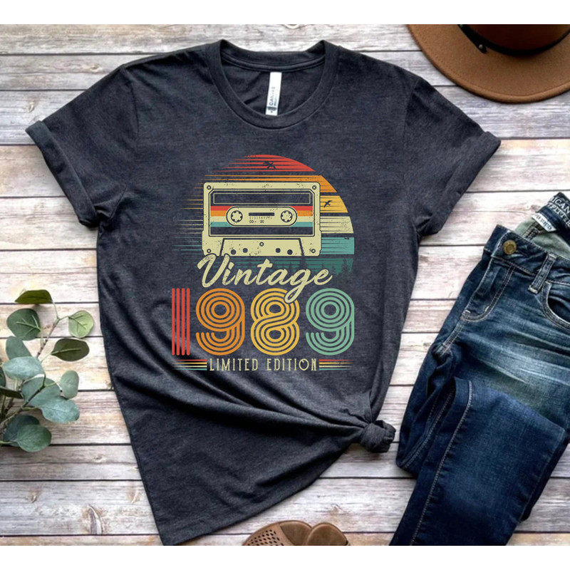 Vintage 1989 Shirt, 34th Birthday Gift For Women, 1989 Retro Shirt, 34th Birthday Woman,34th Birthday Gift For Men,34th Birthday Best Friend.jpg