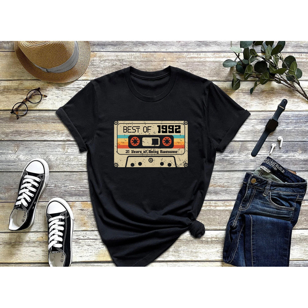 Vintage 1992 Shirt, 31st Birthday Gift For Women, 1992 Retro Shirt, 31th Birthday Woman,31st Birthday Gift For Men,31st Birthday Best Friend 1.jpg