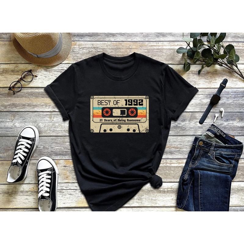 Vintage 1992 Shirt, 31st Birthday Gift For Women, 1992 Retro Shirt, 31th Birthday Woman,31st Birthday Gift For Men,31st Birthday Best Friend 1.jpg
