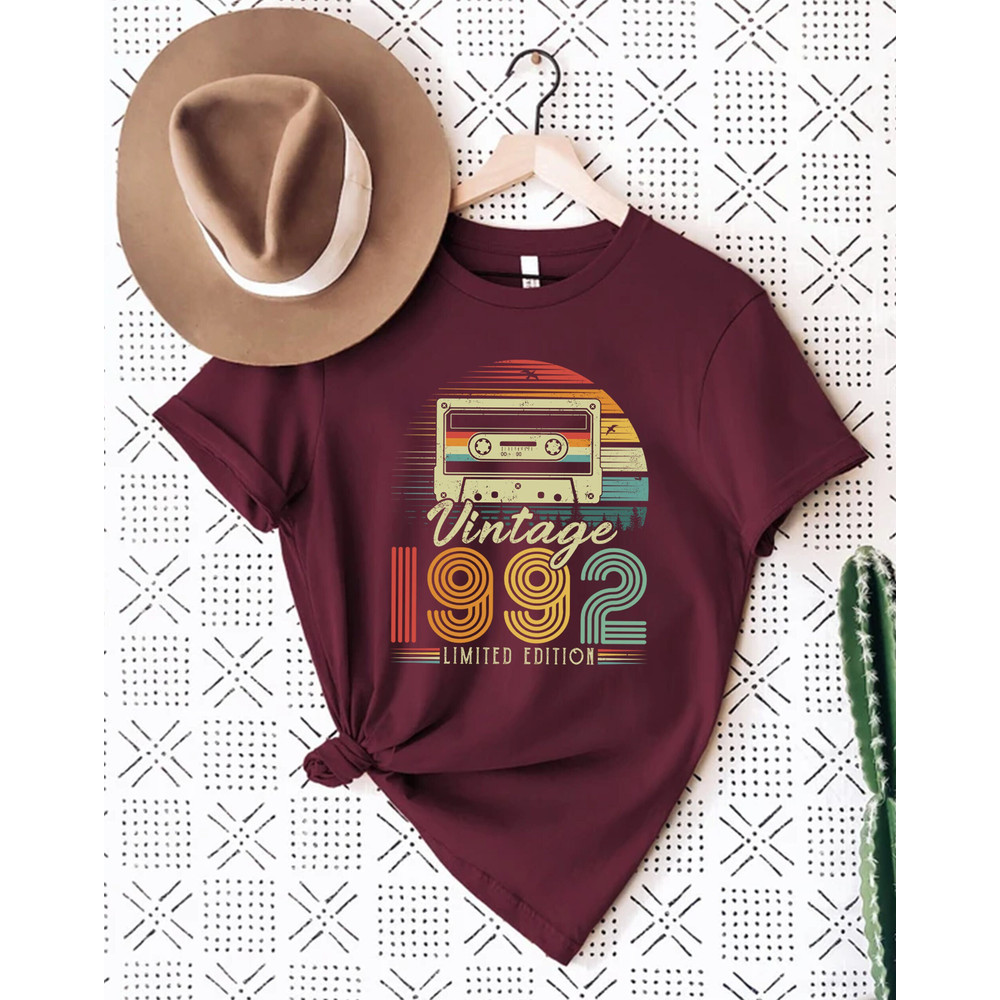 Vintage 1992 Shirt, 31st Birthday Gift For Women, 1992 Retro Shirt, 31th Birthday Woman,31st Birthday Gift For Men,31st Birthday Best Friend 2.jpg