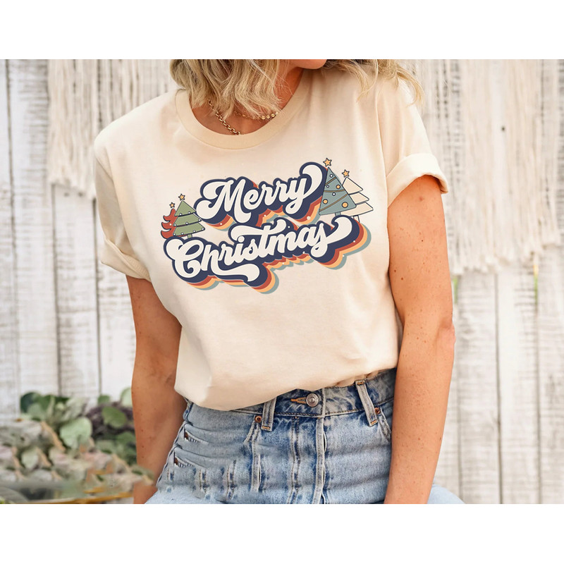 Vintage Merry Christmas Shirt,Merry Christmas Shirt,Christmas T shirt, Christmas Family Shirt,Christmas Gift,70s Style Merry Christmas Shirt.jpg