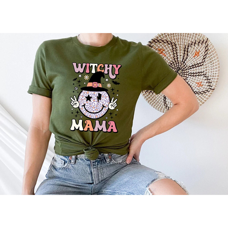 Witchy Mama, Witchy Mama Shirt, Halloween Shirt, Witch Shirt, Spooky Mama Shirt, Witchy Shirt, Witchy Clothing, Halloween Gift, Witchy Gift.jpg