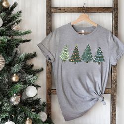 womens christmas shirt, christmas sweater, christmas crewneck, christmas tree shirt, holiday sweaters for women, winter