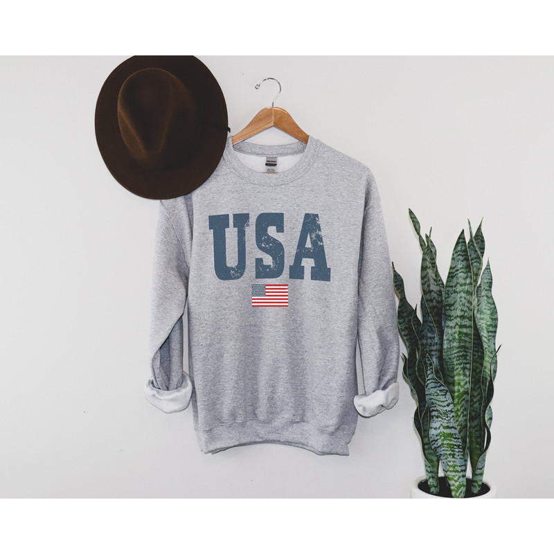 USA Sweatshirt for Men or Women, America Sweatshirt, 4th of July Oversized Varsity Letter Sweatshirt, Vintage USA Sweatshirt, July 4th Shirt.jpg