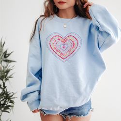 valentines day sweatshirt for women, heart sweatshirt, valentine day hoodie, womens valentine day sweatshirt, spring swe