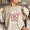Valentines Day Sweatshirt for Women, Love More Butterfly Crewneck, Valentine Sweater, Womens Valentine Day Sweatshirt, Gift for Her 1.jpg