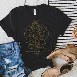 virgo sign shirt, zodiac shirt, astrological tee, virgo gift, birthday tee, christmas gift 1