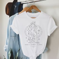 virgo sign shirt, zodiac shirt, astrological tee, virgo gift, birthday tee, christmas gift