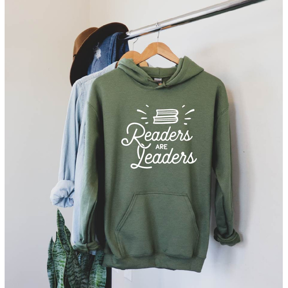 Readers are Leaders Hoodie, Readers Sweatshirt,Coffee Hoodie, Coffee Gift for Her, Readers are Leaders Tees, Teacher Gift, Mom and Coffee.jpg