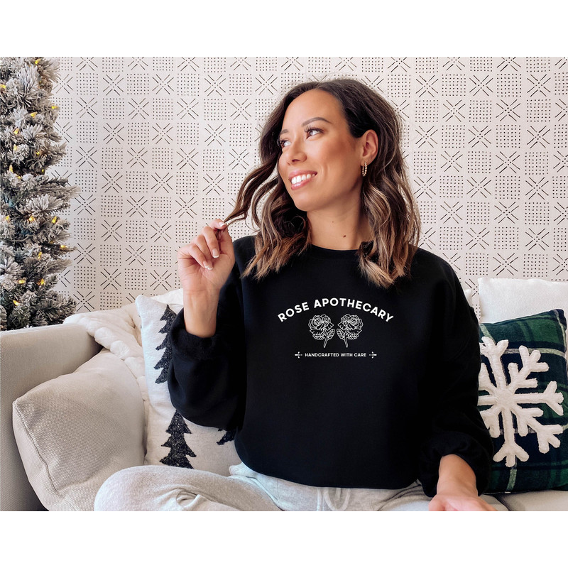 Rose Apothecary Sweatshirt, Schitt Creek Sweater, Rosebud Motel Schitt Creek Sweatshirt, David Rose Sweatshirt, Ew David Sweatshirt, Unisex.jpg