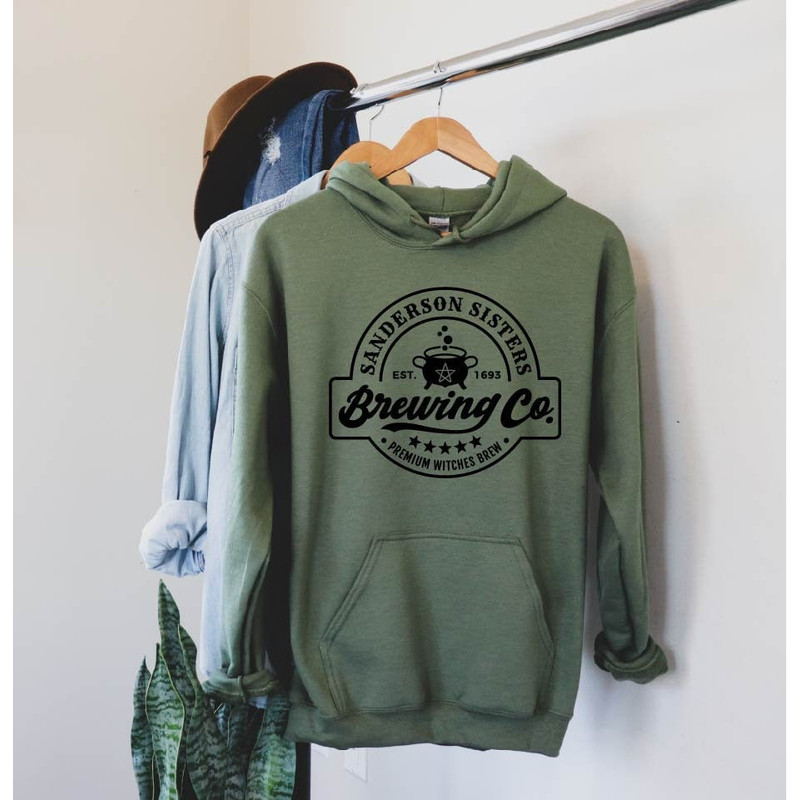 Sanderson Sisters Brewing Co Hoodie, Fall Sweatshirt, Fall Pullover, Hocus, Halloween Sweatshirt, Fall Crew Neck, Fall Hoodie,Halloween Gift 1.jpg