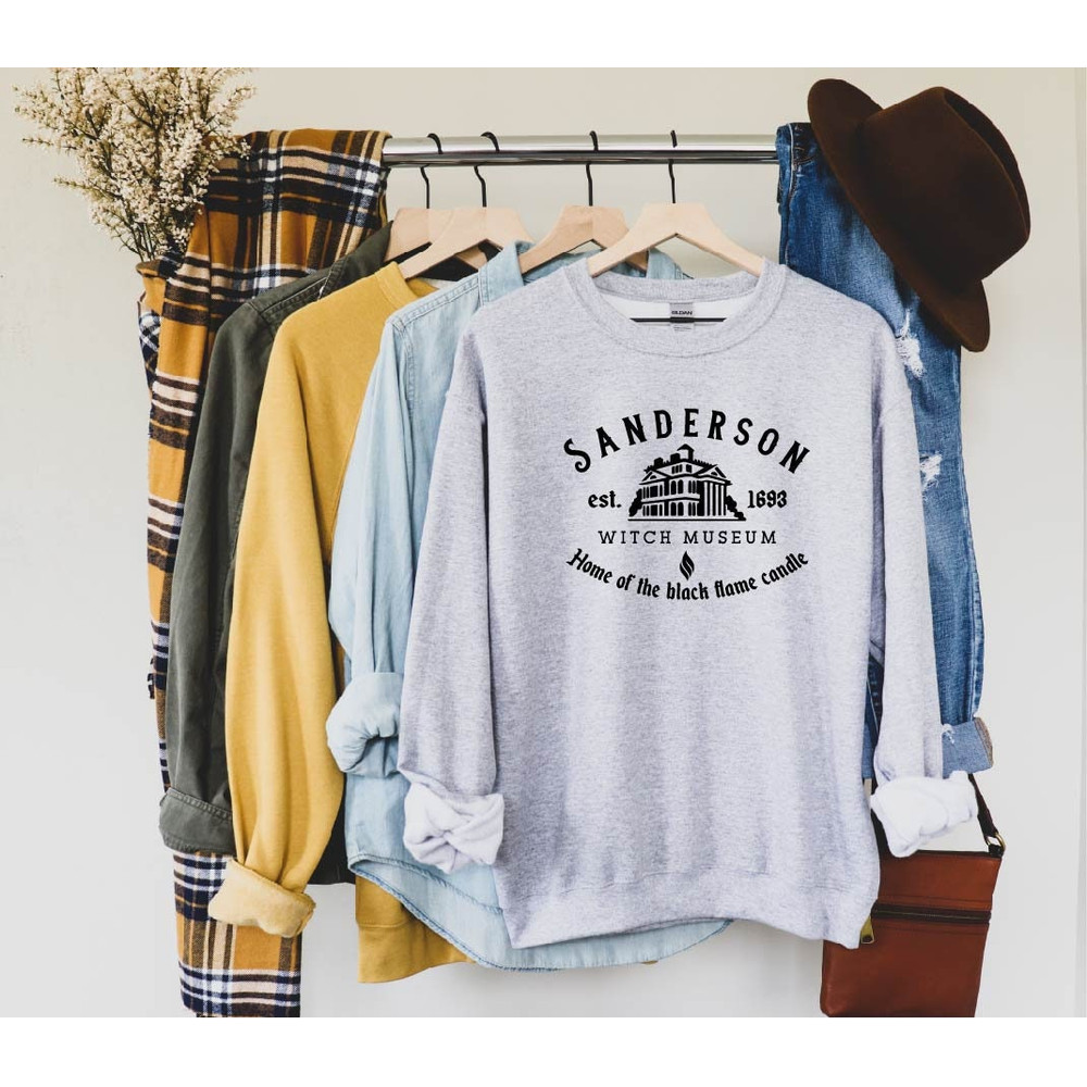 Sanderson Witch Museum Sweatshirt, Fall Sweatshirt, Fall Pullover, Hocus, Halloween Sweatshirt, Fall Crew Neck, Fall Hoodie,Halloween Gift.jpg