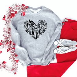 valentine heart sweatshirthoodie  valentine sweatshirt  heart  valentine hoodie gift  sweatshirthoodie  valentine couple