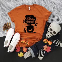 witchy woman shirt,halloween party shirts,halloween shirt,witch shirt,2022 halloween shirts,graphic tees for women,hallo