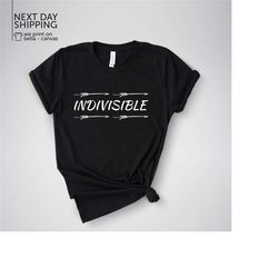 indivisible shirt indivisible tshirt protest t shirt feminist t-shirt liberal shirt indivisible movement feminism mrv202