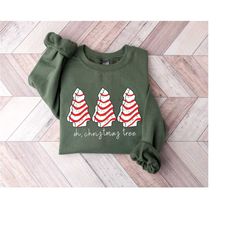 christmas tree cakes sweatshirt, christmas crewneck , merry christmas shirt, retro christmas hoodie, merry and bright sh