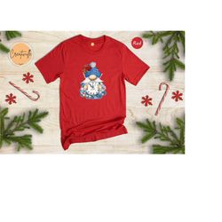 christmas countdown gnome shirt, christmas gnome hold a clock tee, cute christmas gnome gift, christmas spirit, christma