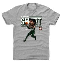 marcus smart men's cotton t-shirt - boston basketball marcus smart cartoon wht