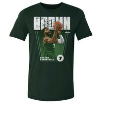 jaylen brown men's cotton t-shirt - boston basketball jaylen brown boston premiere wht