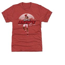 scottie barnes men's premium t-shirt - toronto basketball scottie barnes toronto skyline wht