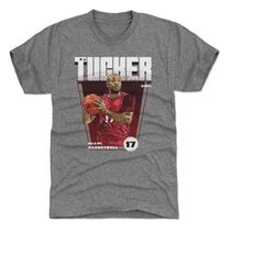 p.j. tucker men's premium t shirt   miami basketball p.j. tucker miami premiere wht