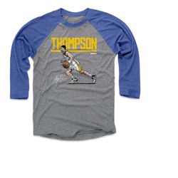 klay thompson men's baseball t-shirt - golden state basketball klay thompson hyper y wht