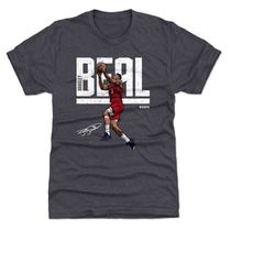 bradley beal men's premium t-shirt - washington basketball bradley beal hyper w wht