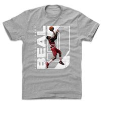bradley beal men's cotton t-shirt - washington basketball bradley beal stretch wht